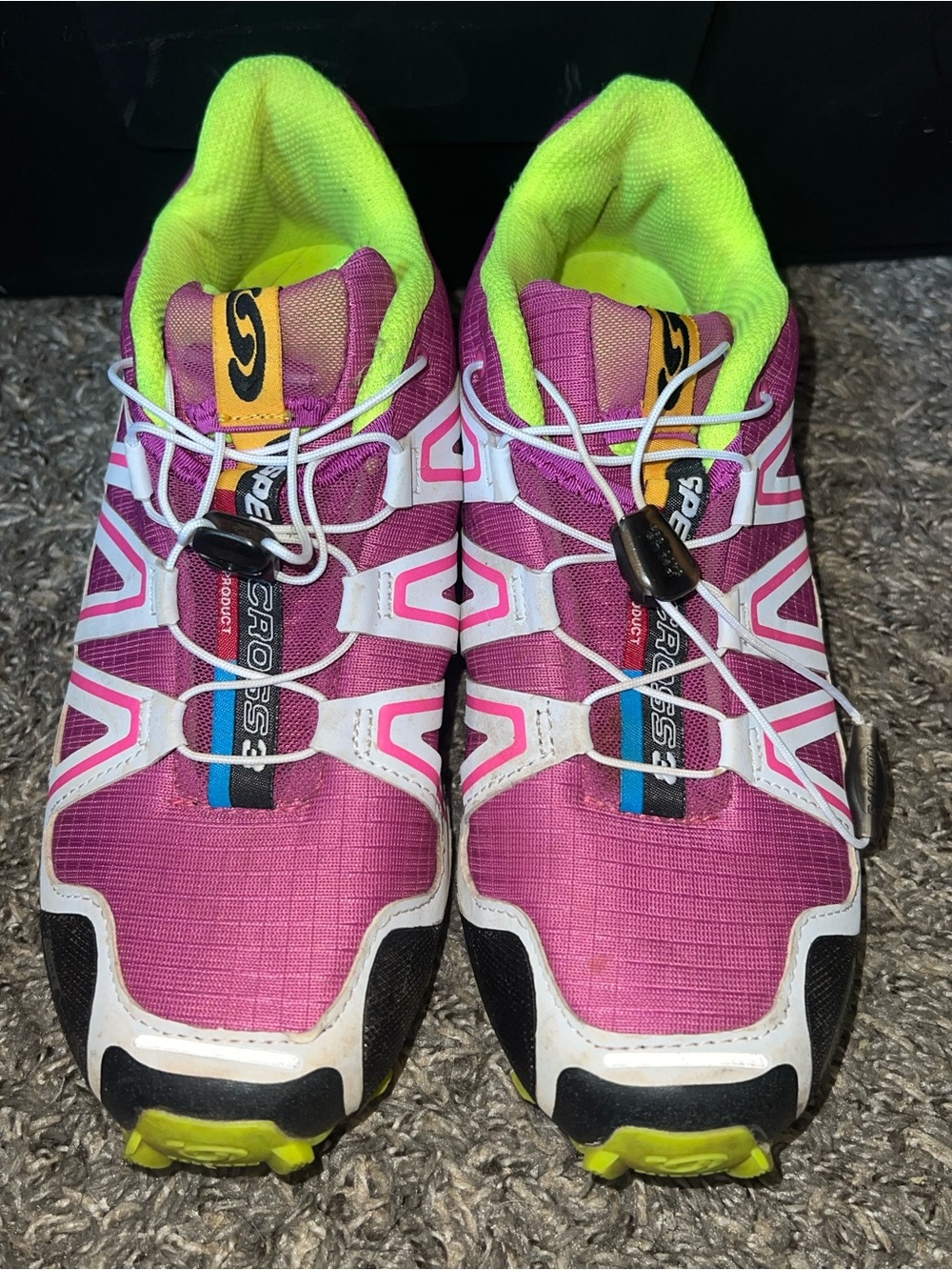 Salomon speed cross 3 trail running shoes woman size 9